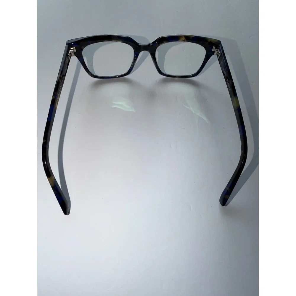 Warby Parker Leland Eyeglass Blue Tortoise  Shell Square Frames Only